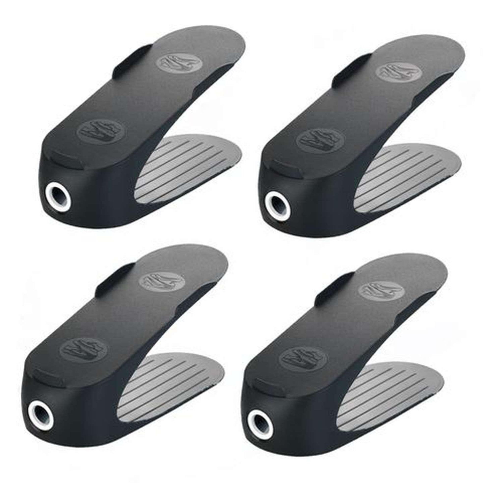 Wenko Lot de 4 supports pour chaussures - noir