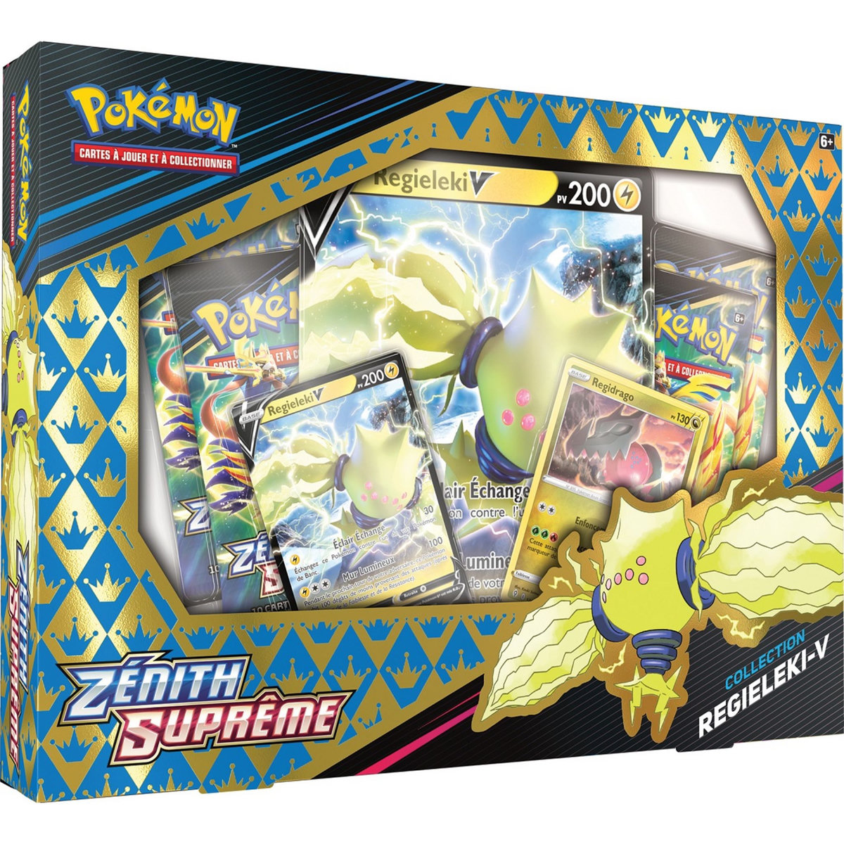 ASMODEE Coffret Cartes Pokémon V Regieleki Zénith Suprême