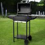 Voir la diapositive 2 : Habitat et Jardin Barbecue charbon de bois  Bizon  - 119 x 50 x 101 cm - Noir