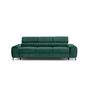 Voir la diapositive 4 : BEST MOBILIER Talisay - canapé droit 3 places - convertible - en velours