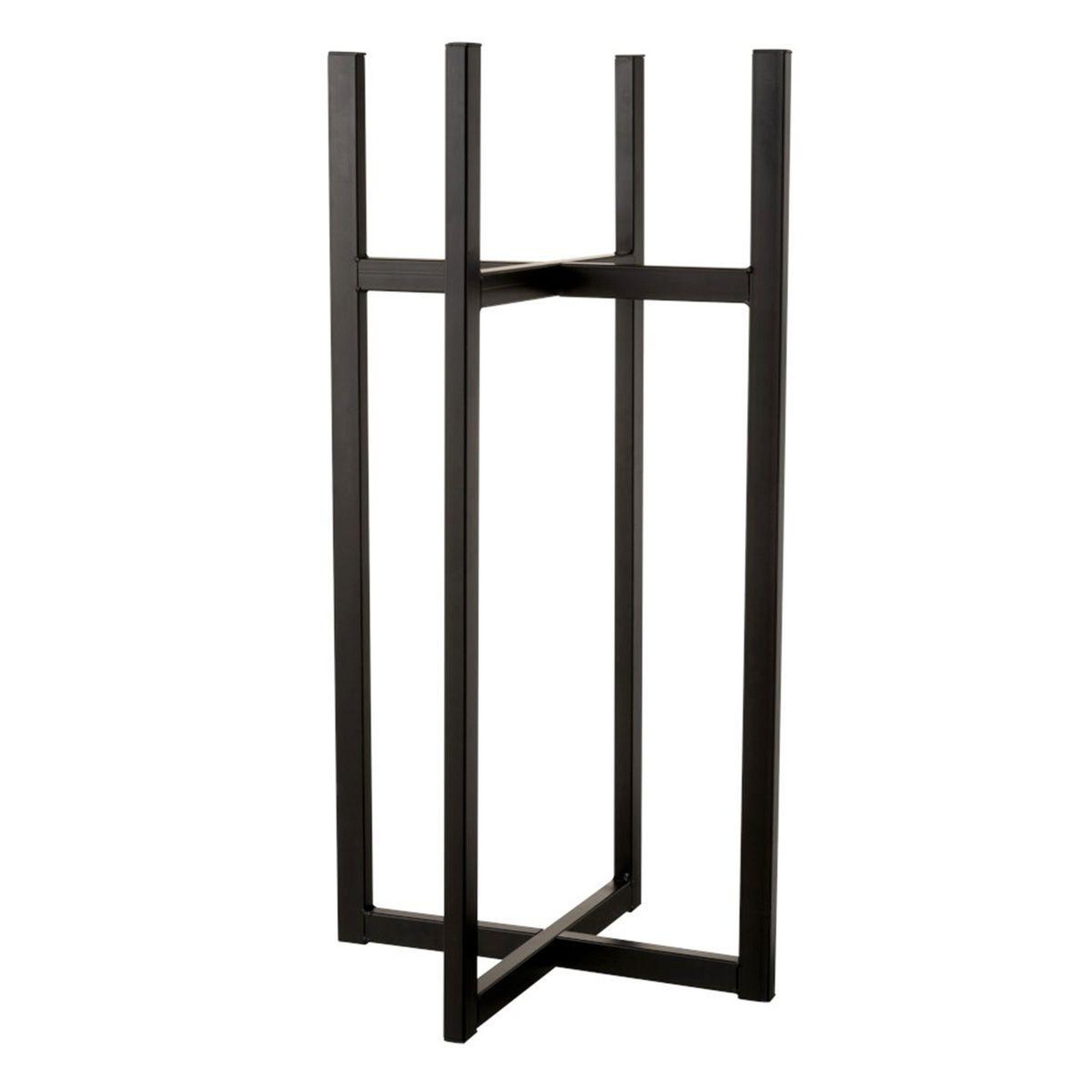 J-LINE Support pour Cache-Pot & Panier  Elsa  83cm Noir