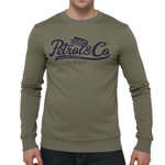 Petrol Industries Sweat  Homme Petrol Industries Neck. Coloris disponibles : Vert