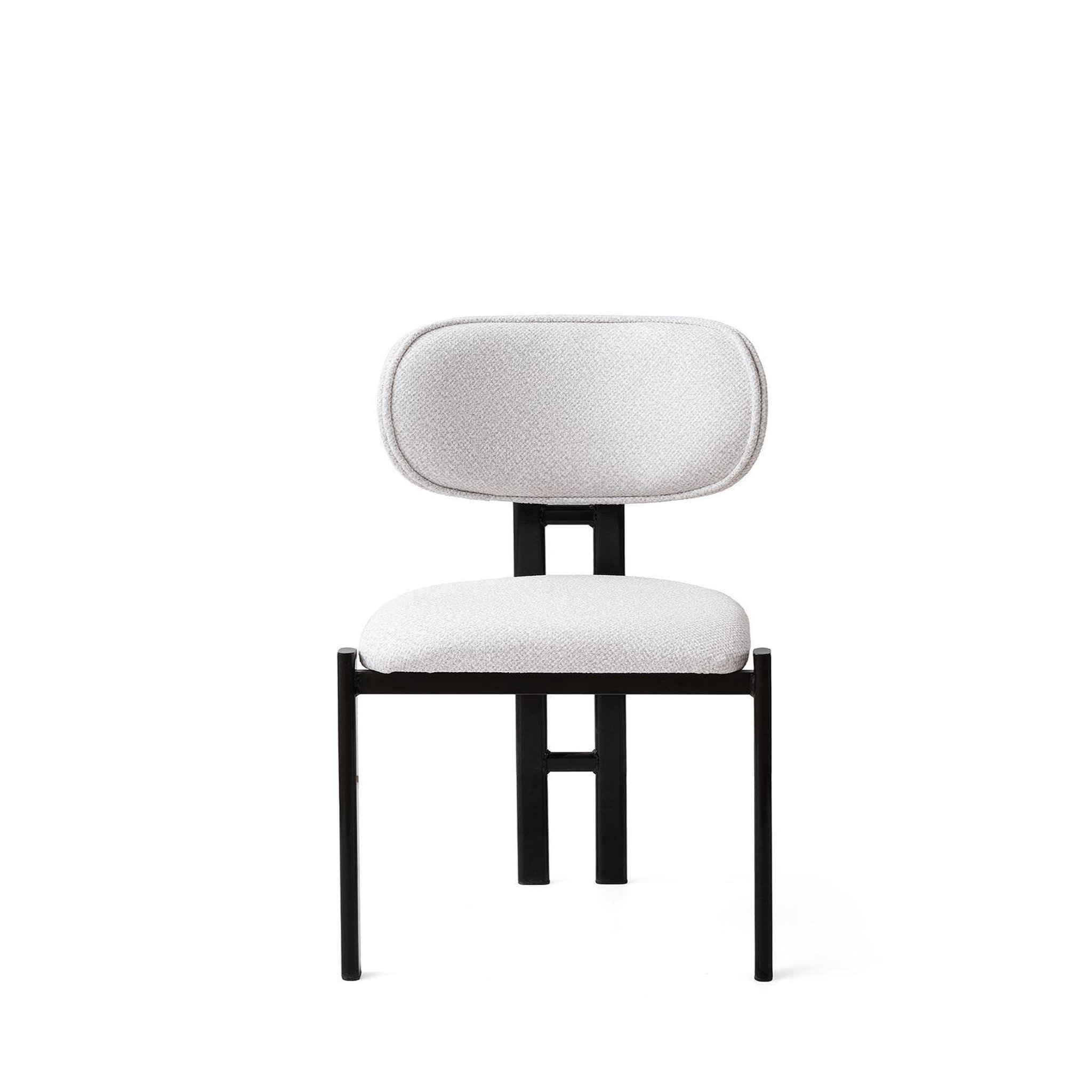 Habitat et Jardin Ensemble de chaises (2 pièces) en métal  muriz  - blanc cassé