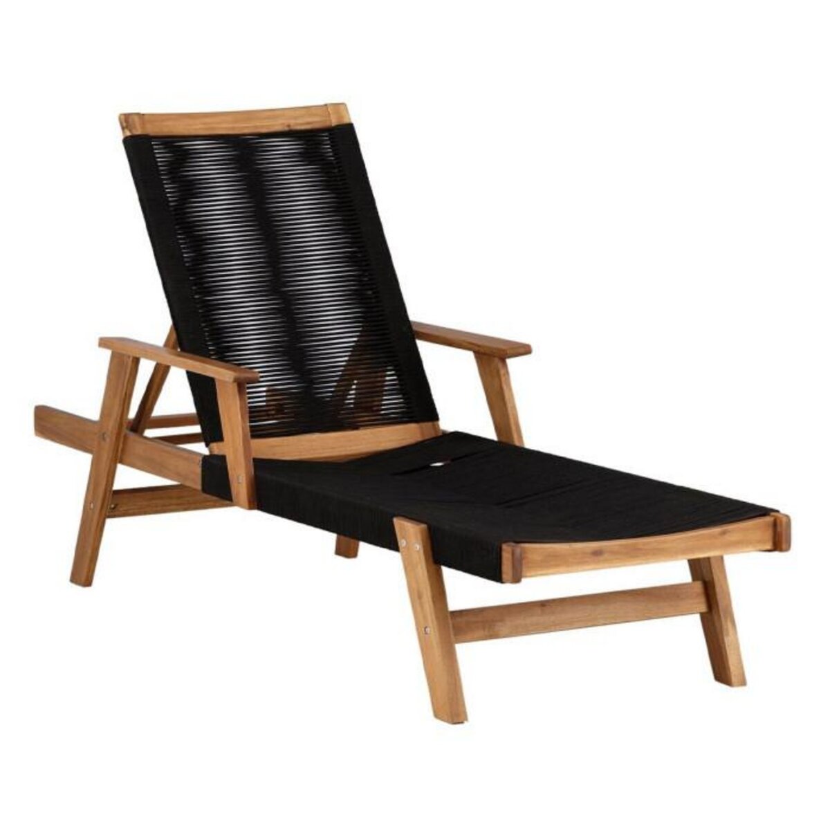 Paris Prix Chaise Longue en Bois  Little John  115cm Naturel