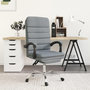 Voir la diapositive 1 : VIDAXL Fauteuil de massage inclinable de bureau Gris clair Tissu