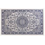 Douceur d'Intérieur Tapis rectangulaire 68x110 cm tissé CHERINE BLEU
