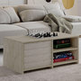 Voir la diapositive 2 : Habitat et Jardin Table basse en bois  Gord  - 90 x 45 x 44 cm - Travertin