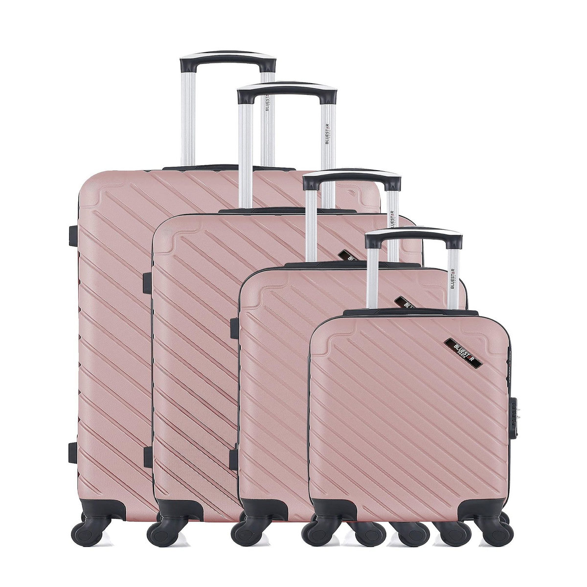 BLUESTAR BLUESTAR - Set de 4 Valises CITE-M 75 cm 4 Roues