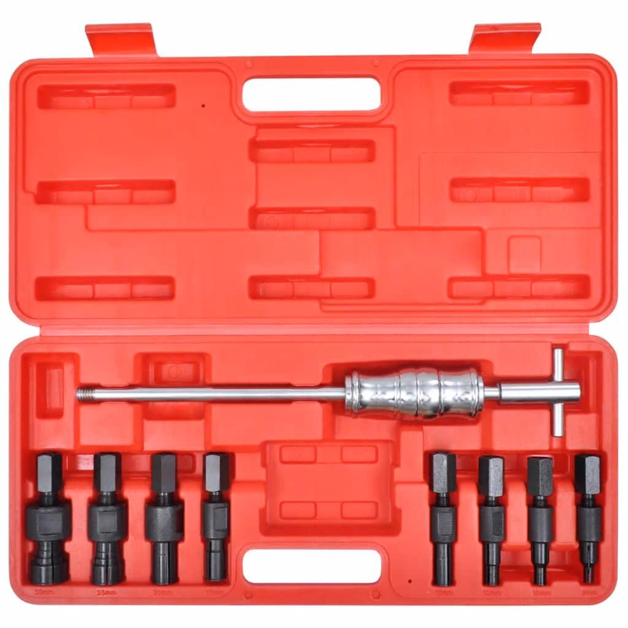 Voir la diapositive 2 : VIDAXL Ensemble d'outils d'extraction de palier a trou borgne 9 pcs