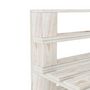 Voir la diapositive 4 : VIDAXL Canape de milieu palette de jardin bois blanc