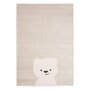 Voir la diapositive 1 : SWEEEK Tapis enfant Beige / Crème, tapis intérieur petit ourson, poils ras, tapis frisé très doux