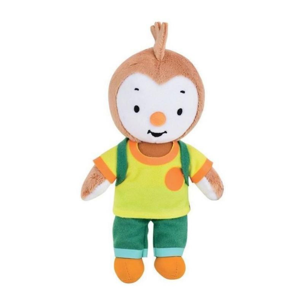 JEMINI TCHOUPI Lot de 3 peluches Lalou, Pilou et Tchoupi +/- 19 cm