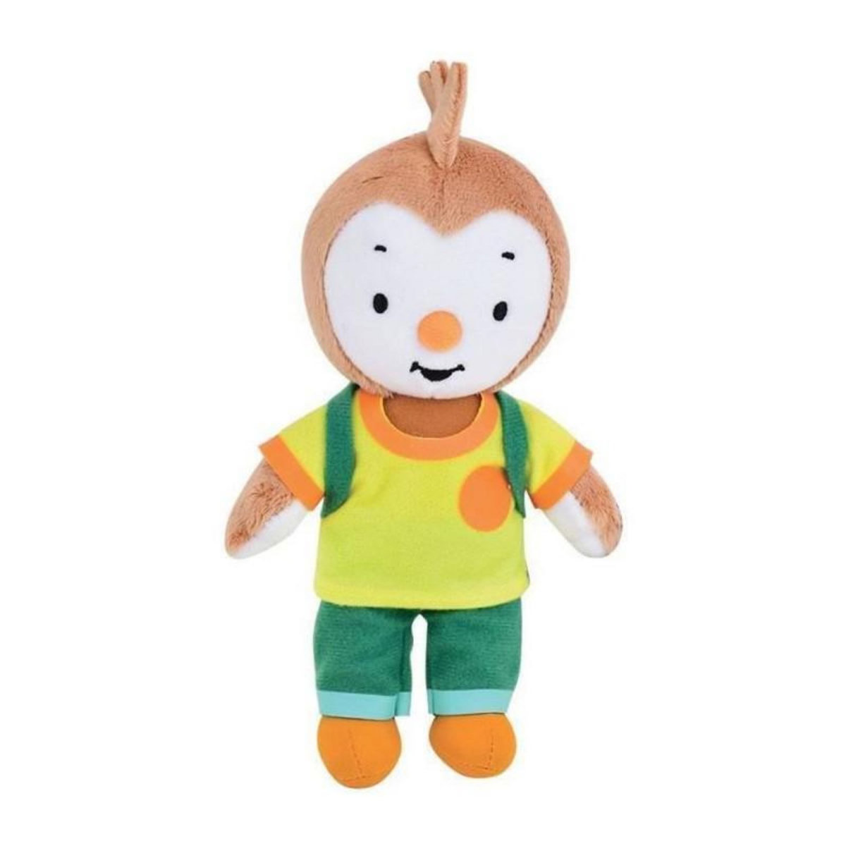 JEMINI TCHOUPI Lot de 3 peluches Lalou, Pilou et Tchoupi +/- 19 cm