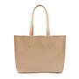 Voir la diapositive 2 : Lacoste Sac Cabas Réversible Beige/Rouge Femme Lacoste Anna