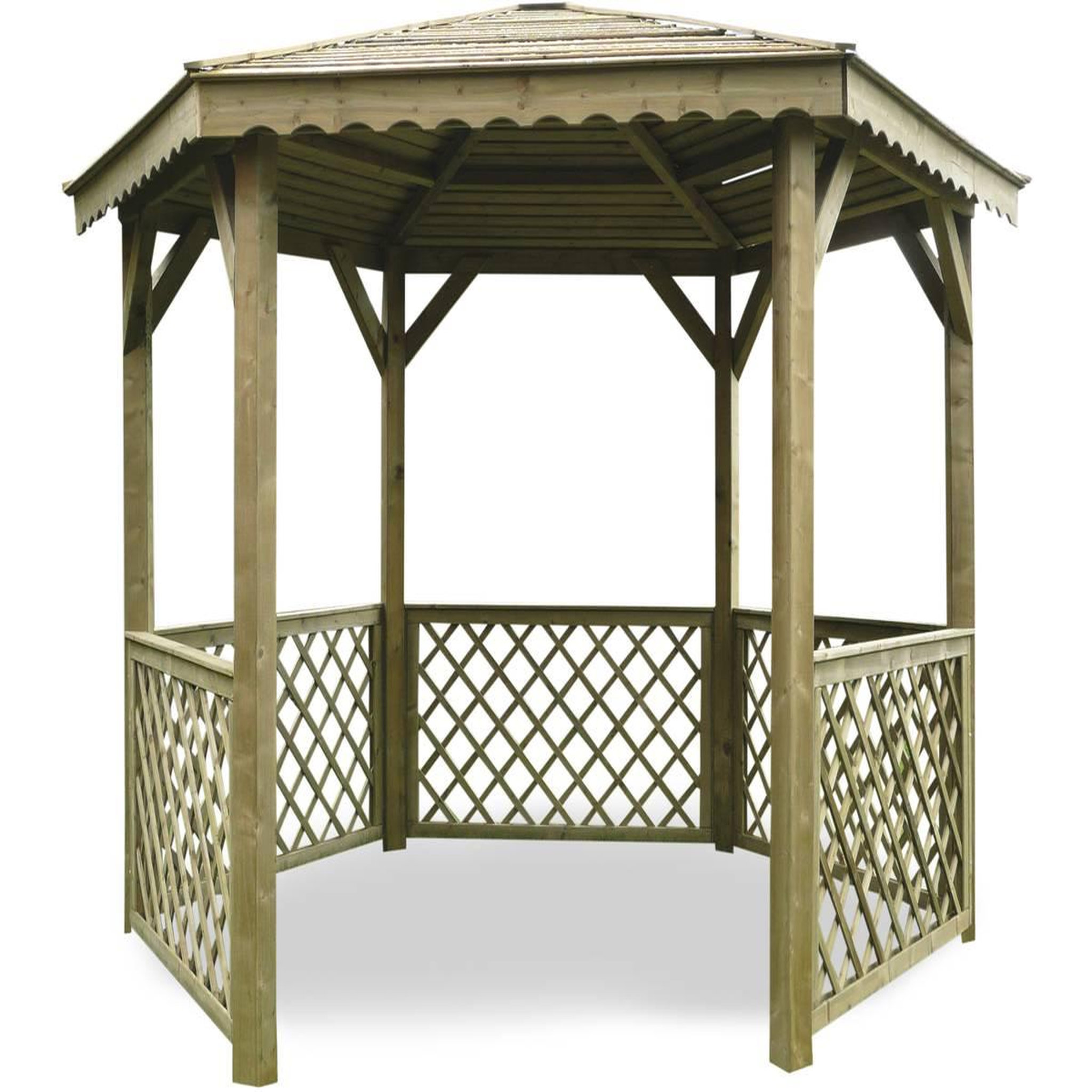Voir la diapositive 1 : Habitat et Jardin Kiosque en bois  Pavilion  - 6.68 m² - 3.15 x 2.57 x 2.56 m - 16 mm