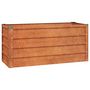 Voir la diapositive 2 : VIDAXL Lit sureleve de jardin rouille 100x40x45 cm acier corten