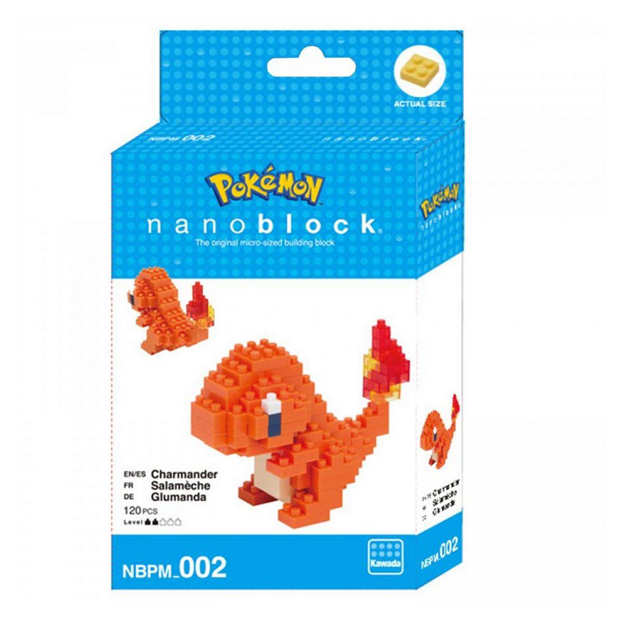BANDAI Nanoblock pokemon salameche 120 pcs