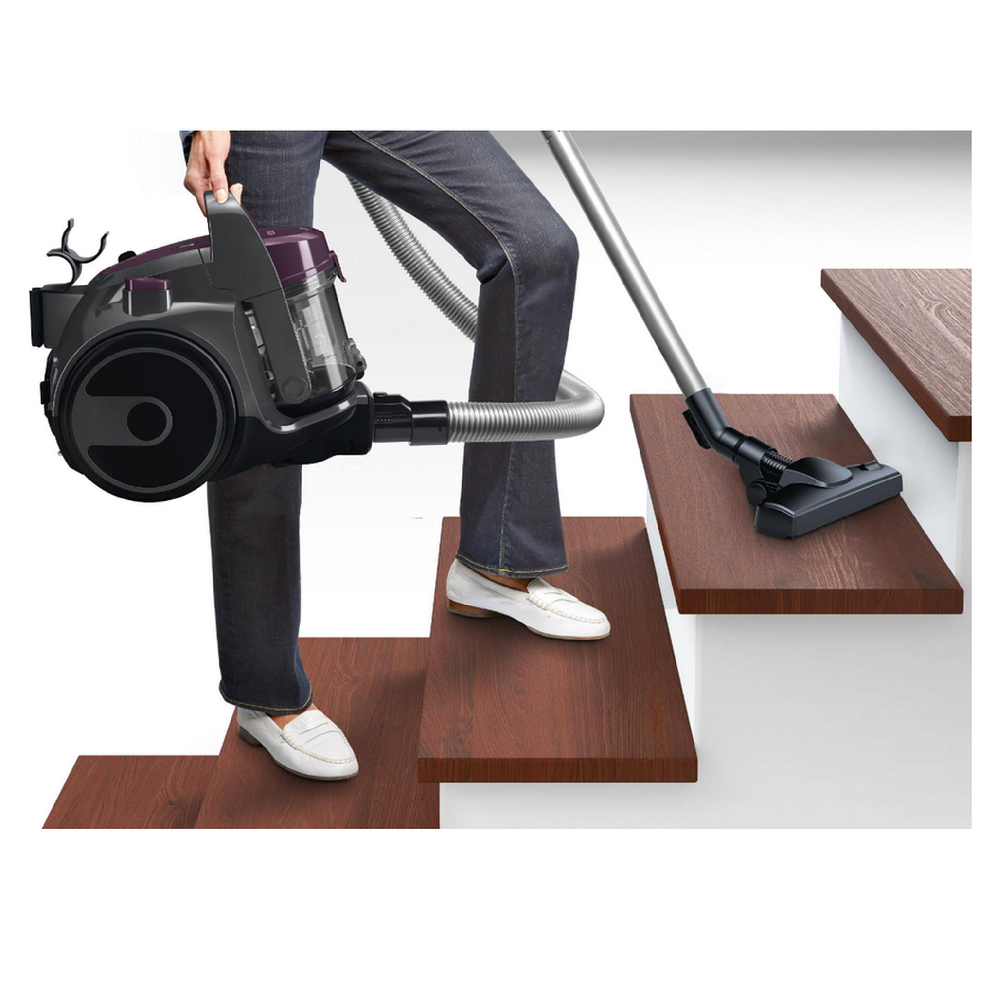 Voir la diapositive 6 : BOSCH Aspirateur sans sac 78db - bgc05aaa1