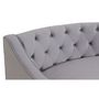 Voir la diapositive 6 : Paris Prix Canapé 3 Places Velours  Noyax  212cm Gris & Or