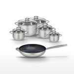 ELO Lot Poêle 32 cm & 5 Faitouts Elo Profi Therm Platinum