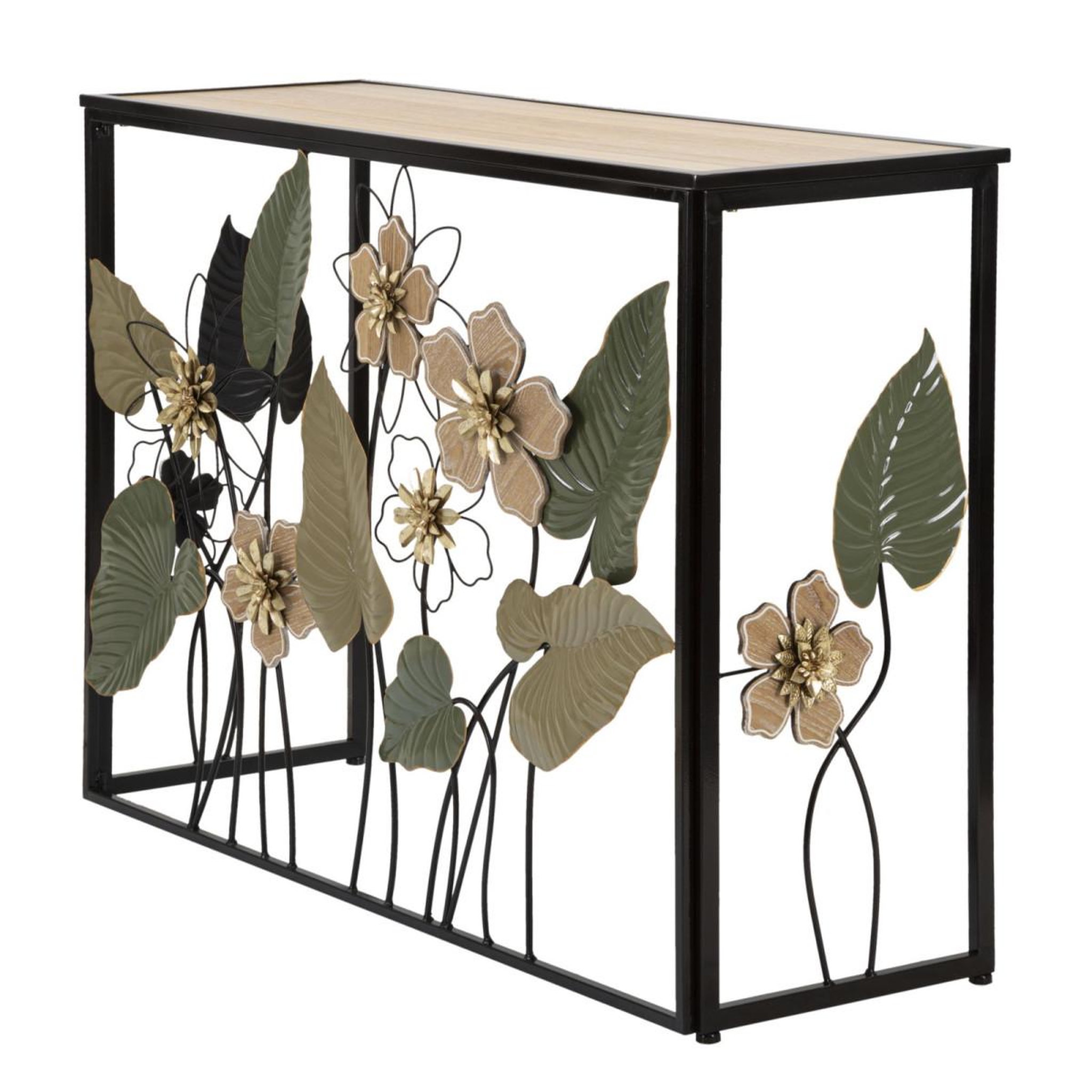 Voir la diapositive 4 : Paris Prix Console design en métal  spring  108cm multicolore