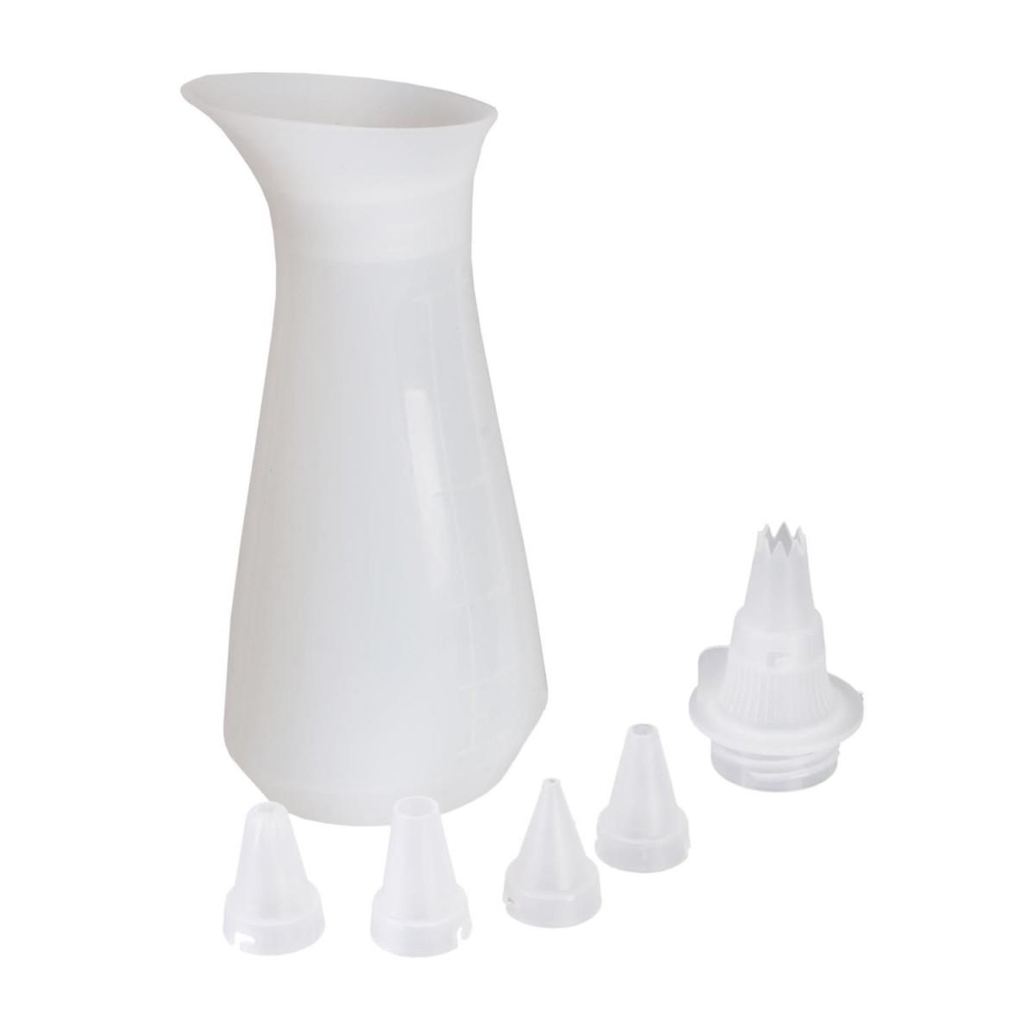 Voir la diapositive 2 : Lily Cook Bouteille Bec Verseur  Pâtisserie  500ml Blanc