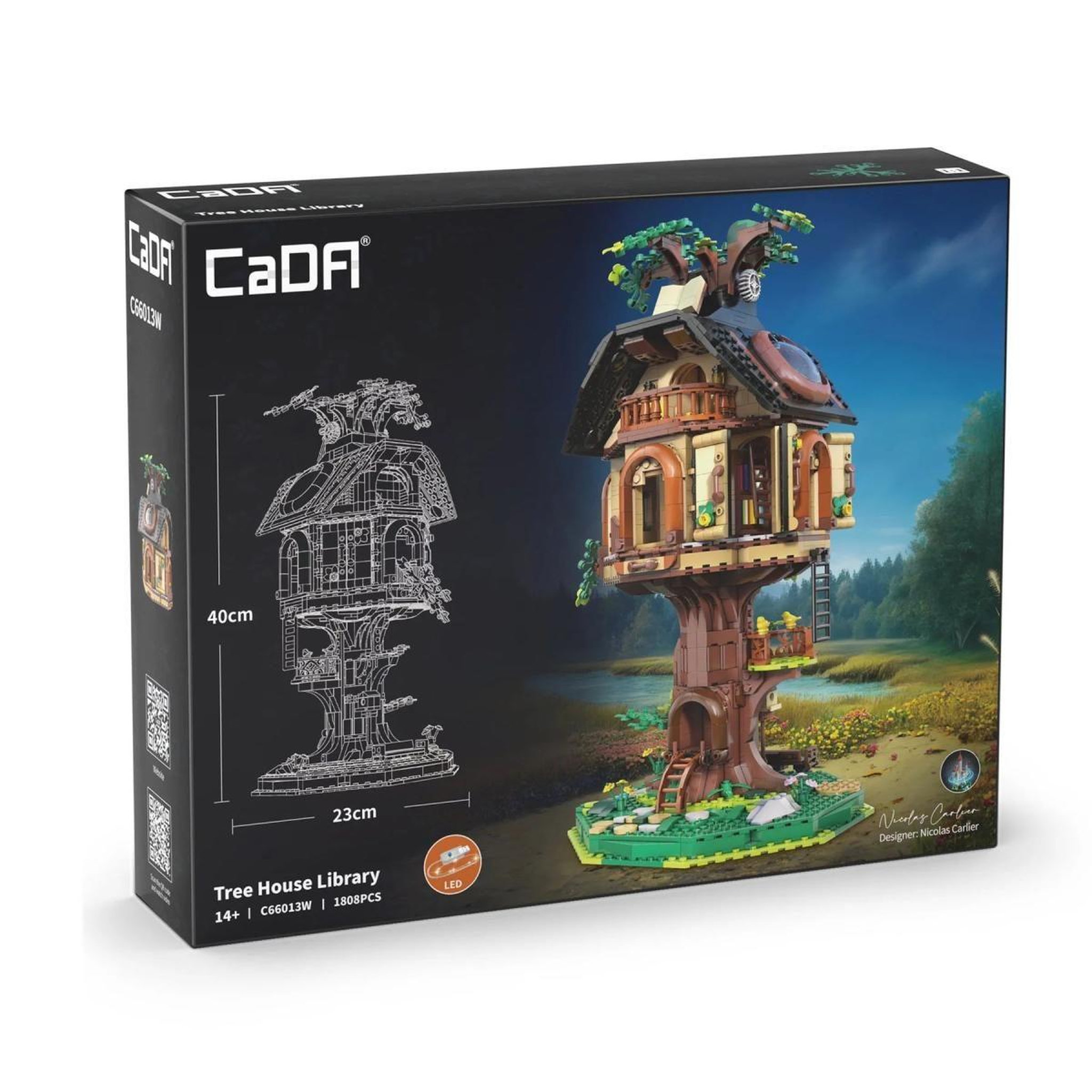 Jamara - batiments - l'arbre librairie - 1808pcs