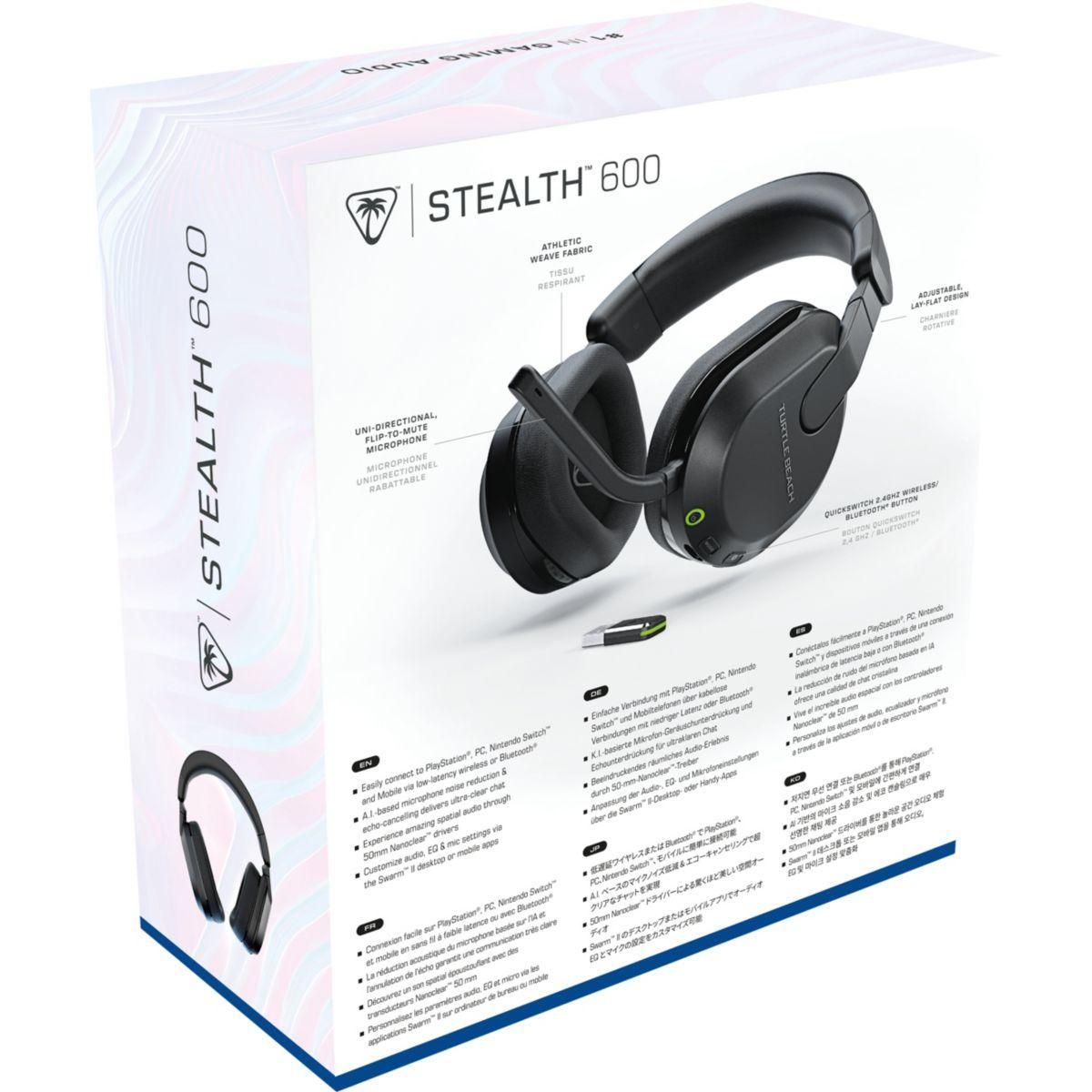Turtle Beach Casque gamer Stealth 600 GEN3 PS Noir