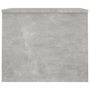 Voir la diapositive 5 : VIDAXL Table basse gris beton 80x50,5x41,5 cm bois d'ingenierie