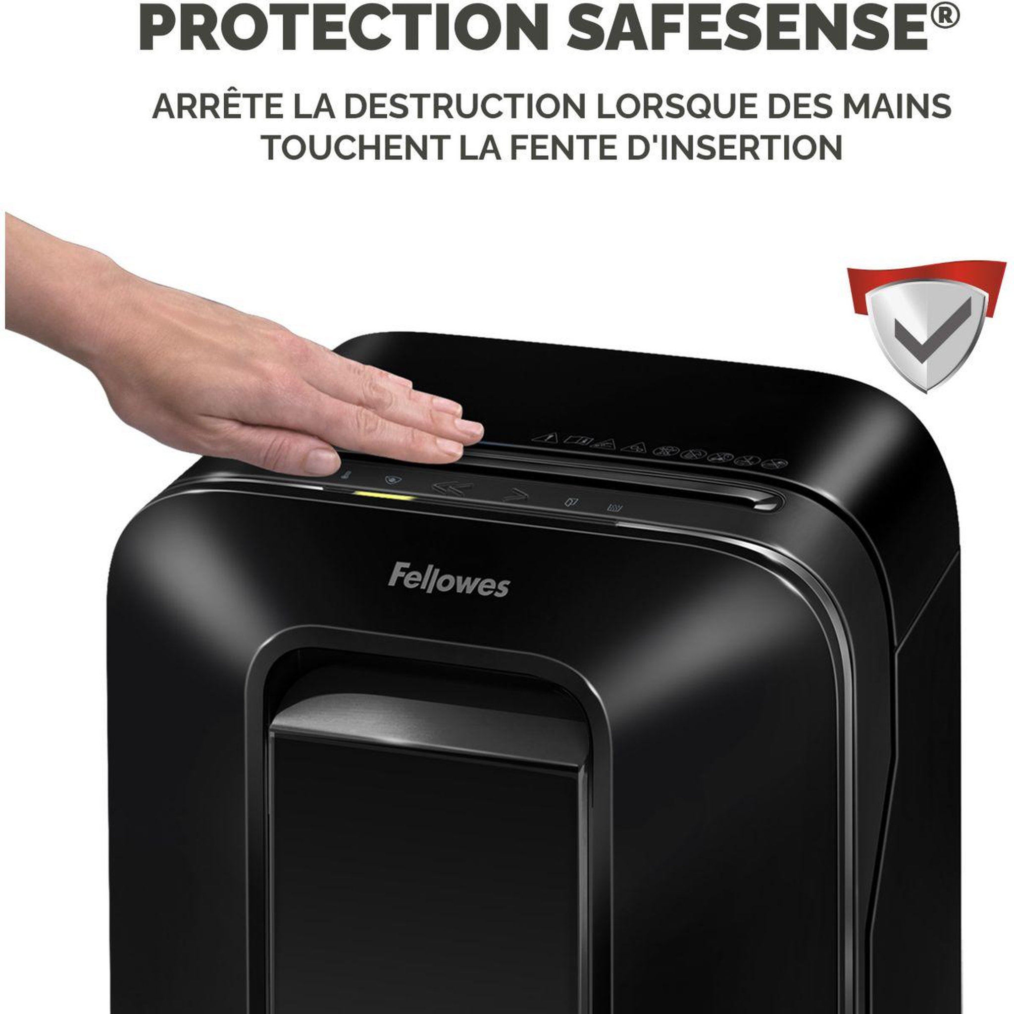 Voir la diapositive 5 : Fellowes Destructeur microshred lx201 noir