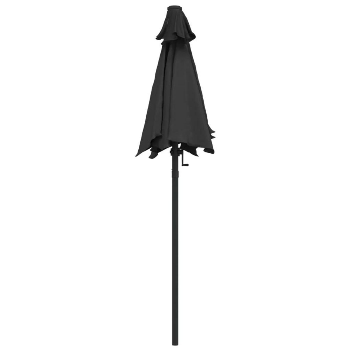 VIDAXL Parasol Anthracite 200x224 cm Aluminium