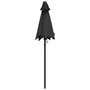 Voir la diapositive 4 : VIDAXL Parasol Anthracite 200x224 cm Aluminium