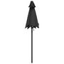 Voir la diapositive 4 : VIDAXL Parasol Anthracite 200x224 cm Aluminium