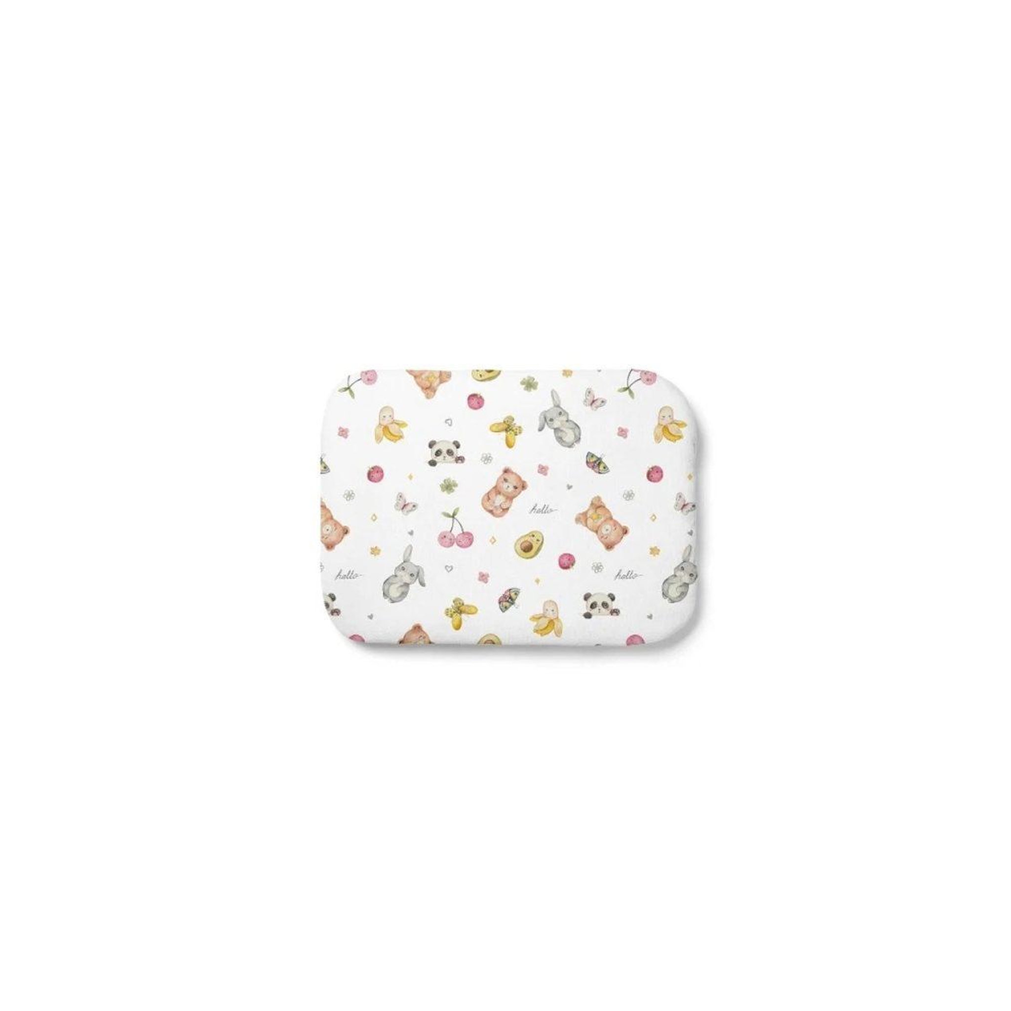 WALDIN Oreiller bébé 40 × 30 cm - motif bonbons, blanc