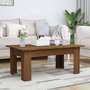 Voir la diapositive 1 : VIDAXL Table basse Chene marron 100x60x42 cm Bois d'ingenierie