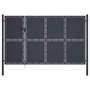 Voir la diapositive 1 : VIDAXL Portail de jardin Acier 350 x 200 cm Anthracite