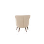 Voir la diapositive 5 : Paris Prix Fauteuil Design Bouclette  Lincoln  85cm Beige