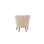 Voir la diapositive 5 : Paris Prix Fauteuil Design Bouclette  Lincoln  85cm Beige