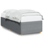 Voir la diapositive 2 : VIDAXL Cadre de lit sans matelas gris clair 90x190 cm tissu