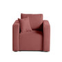Voir la diapositive 1 : BEST MOBILIER Topaze - fauteuil - en velours texturé