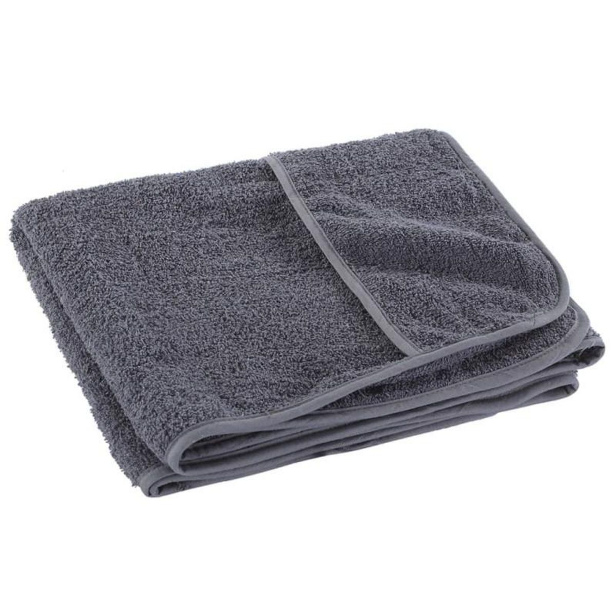 VIDAXL Serviettes de plage 2 pcs anthracite 60x135 cm tissu 400 GSM