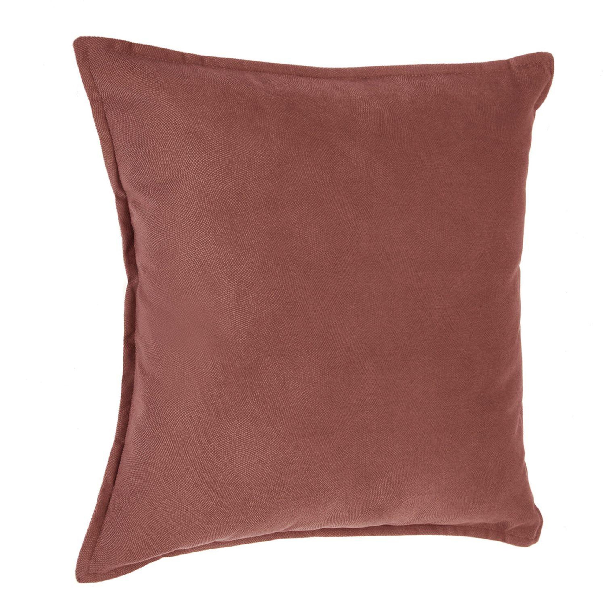 ATMOSPHERA Coussin design lilou. Coloris disponibles : Vert, Jaune, Marron