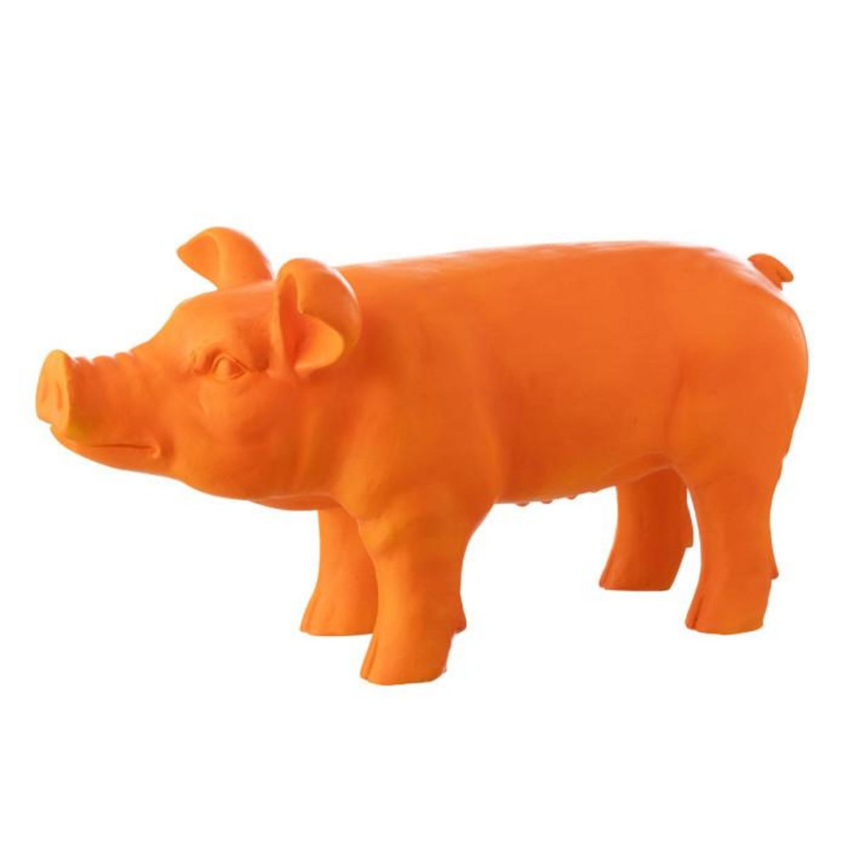 Paris Prix Statuette Cochon Extérieur  Alfredo  66cm Orange