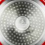 Voir la diapositive 3 : FIVE Casserole en Alumunium  Essentielle  18cm Rouge
