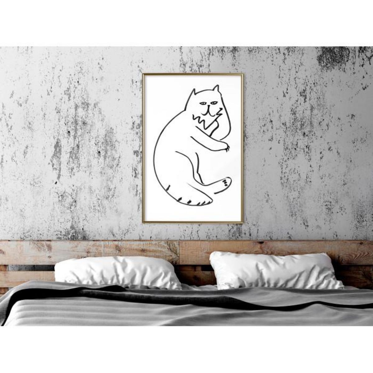 Paris Prix Affiche Murale Encadrée  Fluffy Rest