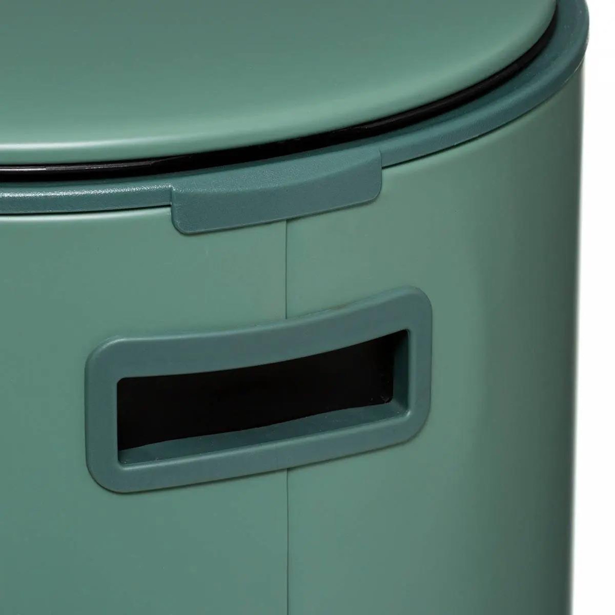 Voir la diapositive 4 : FIVE Poubelle de cuisine en métal  delta  30l vert