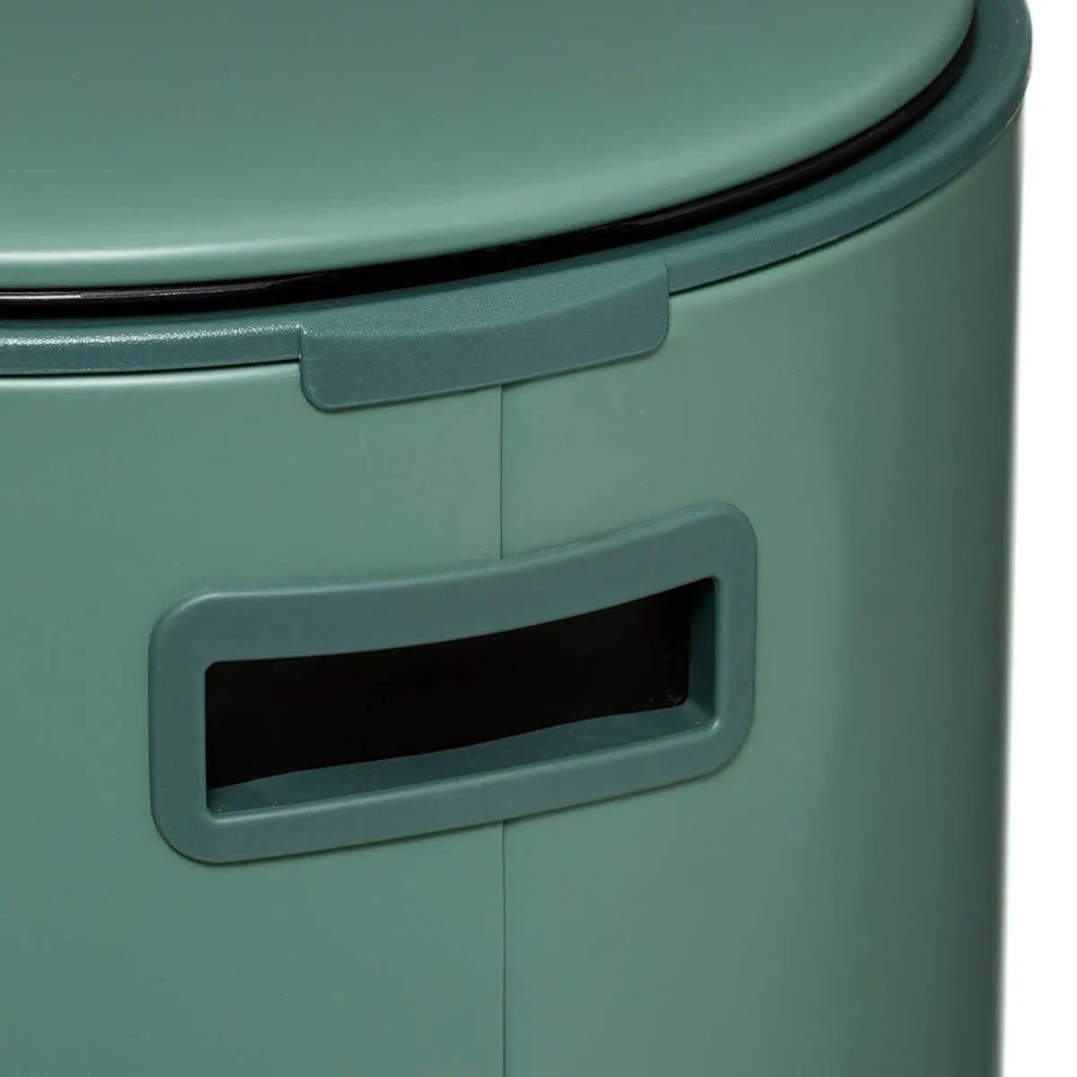 FIVE Poubelle de Cuisine en Métal  Delta  30L Vert