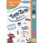 TAM TAM SAFARI J'APPRENDS A LIRE LECTURE CP. AVEC 2 JEUX POUR LIRE LES MOTS, 1 POSTER ABECEDAIRE, 1 GUIDE D'UTILISATION, AB Ludis Editions