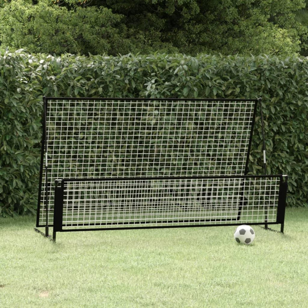 VIDAXL But de football de rebondissement 2 en 1 202x104x120 cm Acier