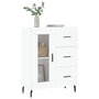 Voir la diapositive 3 : VIDAXL Buffet blanc 69,5x34x90 cm bois d'ingenierie